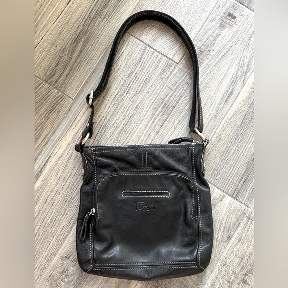 Fossil Hanover Soft Leather Shoulder Bag - Picture 1 of 8